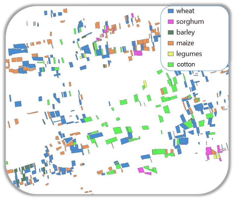 Sample of a crop map