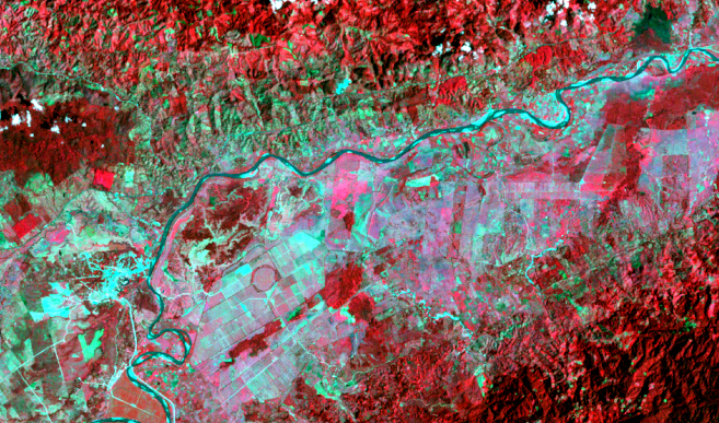 Satellite Image before land conversion 